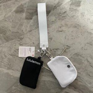 Brand new with tags Lululemon dual pouch keychain
